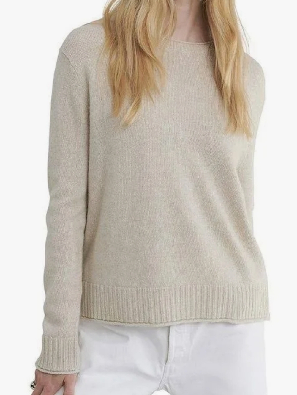Jenni Kayne, Everyday Gray Wool Cashmere Blend Crewneck Sweater, EUC, W's XS - Picture 13 of 13